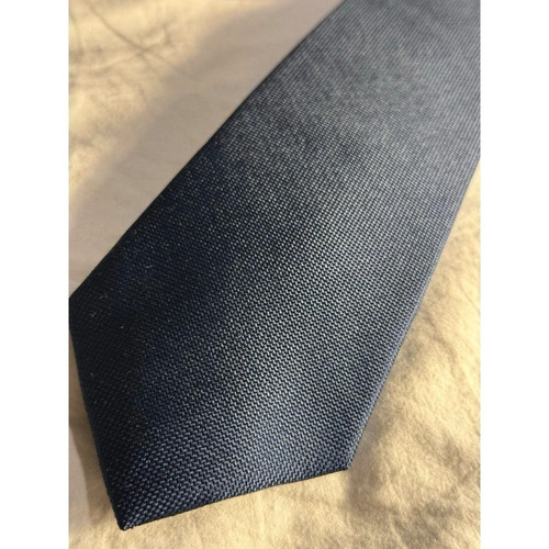 Lewin plain navy silk - lewin, tie