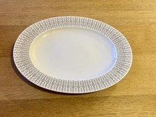 ‘60s Rosenthal Secunda Grey Tapio Wirkkala 12.5 x 9.5” Porcelain Serving Platter