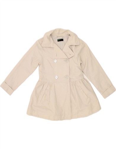Benetton girls trench coat 8 - girls,