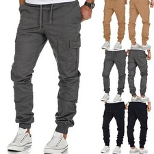 Mens Elasticated Waist Cargo