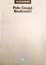 Volkswagen Polo Coupe Boulevard Brochure 1985