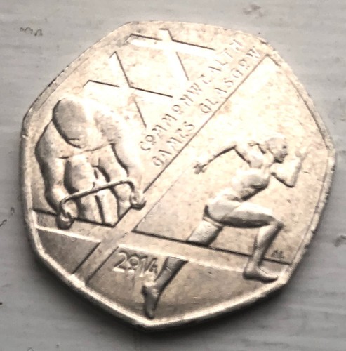 2014 50p coin commonwealth - -,