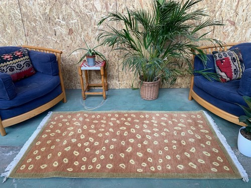 Tibetan leopard spots rug - tibetan,