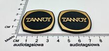 Tannoy Speaker Badge PAIR Custom Incised Acrylic Self Stick