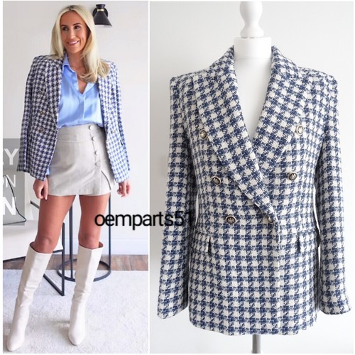 Zara blue ecru textured - blue, &