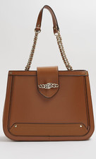 River Island brown tan chain Front Tote shoulder bag pu leather new with tags