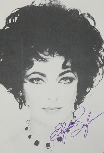 Elizabeth taylor signed - taylor,