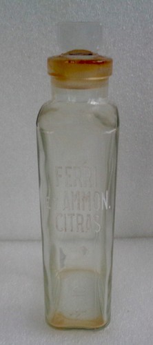 Old chemist apothecary bottle - old,