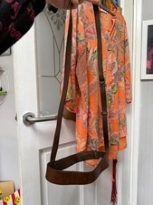 Brown leather noseband- -