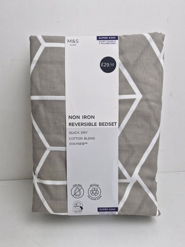 Non iron reversible bedset - non,