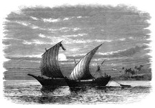 Arab dhows on Red Sea c1890 An