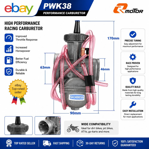 Pwk38 38mm carburetor for - pwk38,