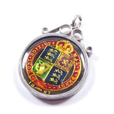 Pendant Enamelled 1887 Jubilee