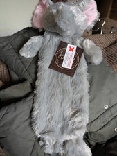 Warmies Long Hot Water Bottle Elephant Style Cute Gift for Xmas approx 48cm long