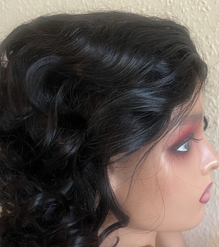 Short bouncy curly human hair - bouncy,