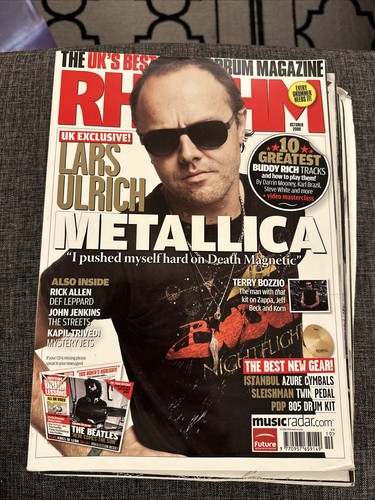 Lars ulrich rhythm magazine - ulrich,