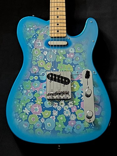 Fender mij ltd blue flower - blue,
