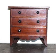ANTIQUE MINIATURE MAHOGANY