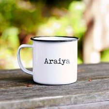 Personalised Metal Mug Large