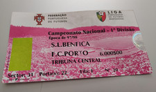S. L. Benfica v F.C. Porto ticket stub  - European football