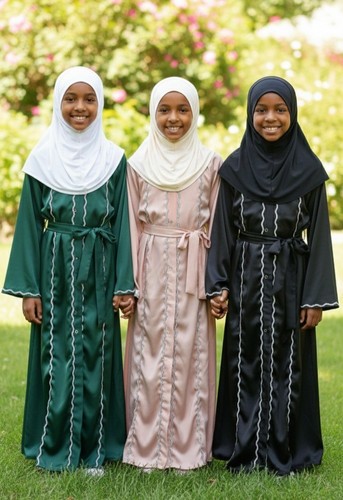 Muslim kids girls abaya - girls,