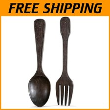 Rustic Wooden Spoon and Fork