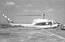 MEXICAN AF, Bell UH-1H, TPH-02, at Mexico City, in 1972, 35mm size NEGATIVE