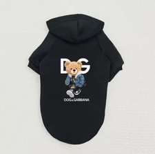 Designer Dog Hoodie Hooded Pet Sweatshirt Dog Clothes Warm Puppy Clothing