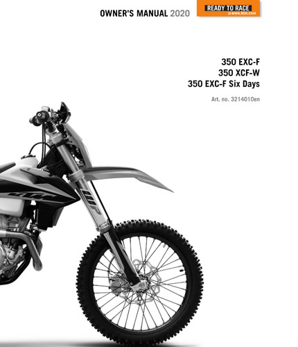 Ktm 350 xcf - (us, verison)