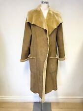NICOLE FARHI CAMEL SHEEPSKIN