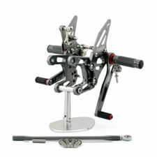 Gray Racing Rearsets Footpegs