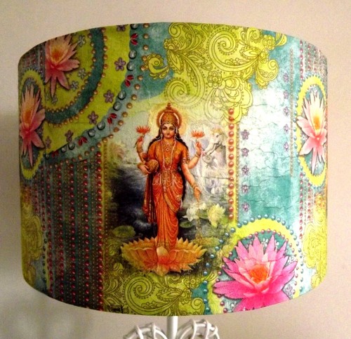 Ganesh lampshade goddess - ganesh, lampshade,goddess
