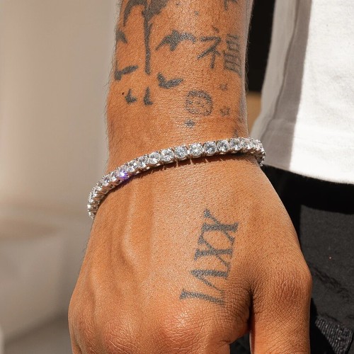 Mens tennis bracelet ice - tennis,