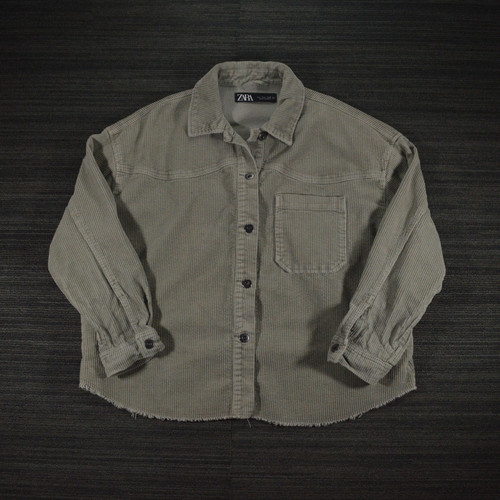 Zara corduroy overshirt shirt - zara,