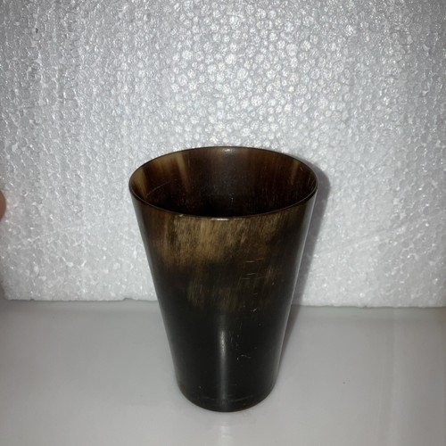 Antique vintage horn beaker - antique,