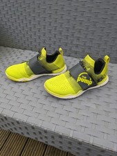 REEBOK ZPUMP FUSION SOLAR TR YELLOW TRAINING SHOES UK 7