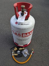 GasBank LS 11 kg - autogas propane refillable cylinder with fittings and pigtail