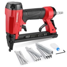 Air Staple Gun with 1884pcs Staples(6mm 16mm) 22GA / Type 7116 Lightweight