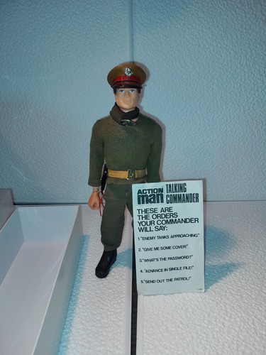 Action man talking commander - man,