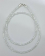 White ceylon pearl glass seed - white,