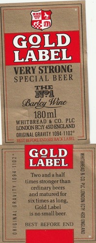 Beer bottle label back - beer,