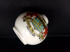 Crested China - PRESTEIGNE Crest - Ball Vase - Swan China.