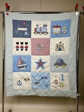 Baby Boy bedding bundle duvet/fleecy throw/bed clothes Laundered Used VGC