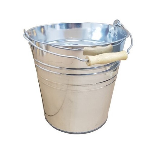 Metal bucket tin pot - pot, garden