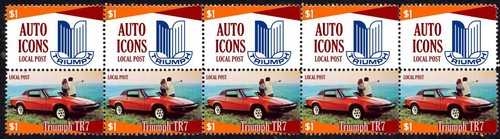 Triumph auto icons - strip, 10