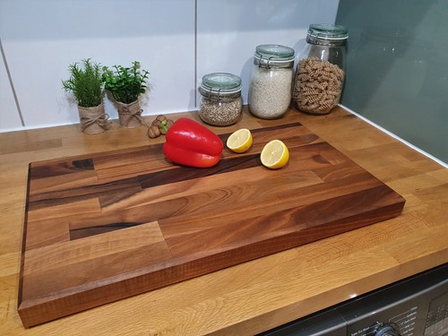 Solid chopping board - chopping, walnut