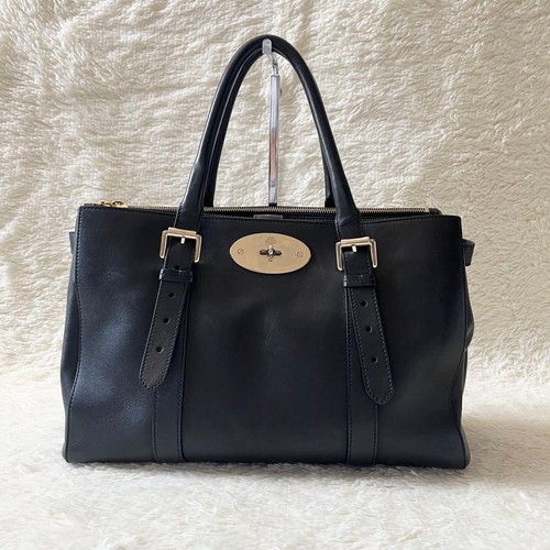 Mulberry bayswater tote black - mulberry,