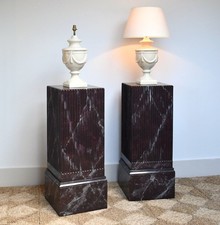 A Pair of Vintage Faux Marble