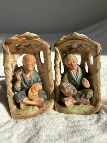 Vintage napco old man woman - vintage,