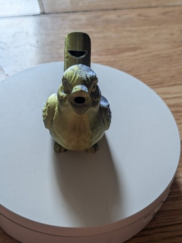Singing bird water - water, 3d